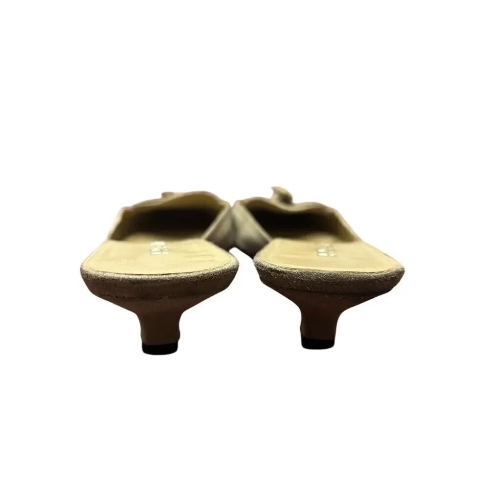 Prada beige suede tassel mules, women’s EURO size 37, US size 7 - Picture 5 of 9